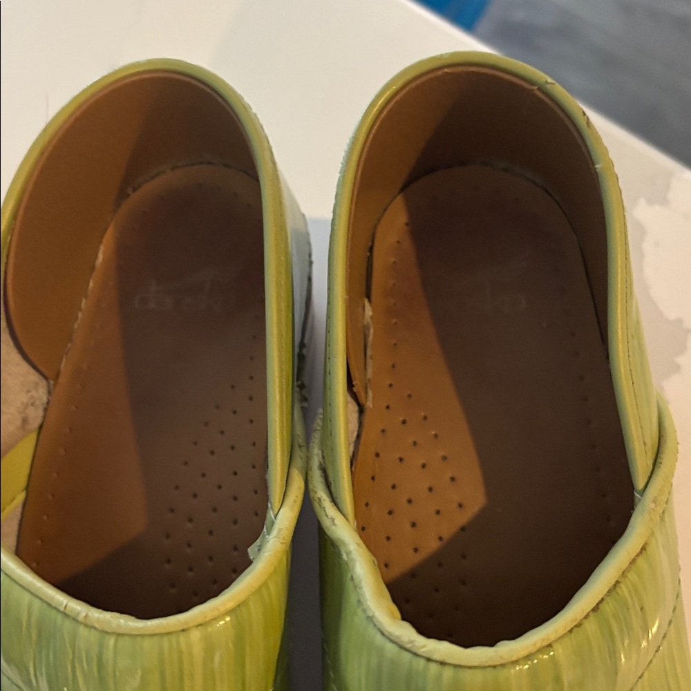 Green Slip-On Clogs - Picture 2 of 4